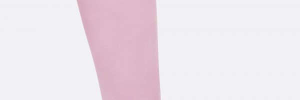 designer leather pink high boot